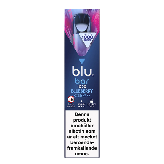 Blu Bar - Blueberry Sour Razz 9mg