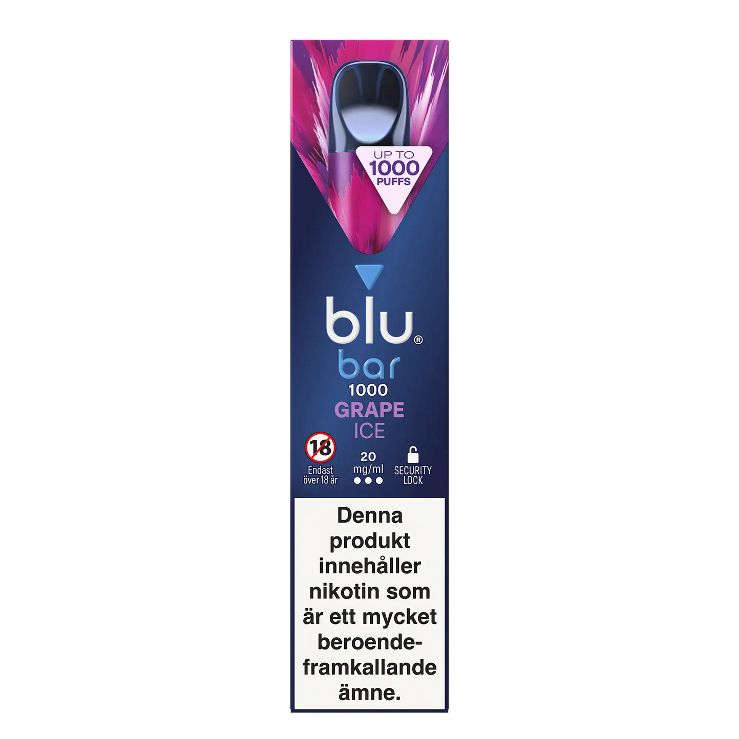 Blu Bar - Grape  Ice 20mg Vape