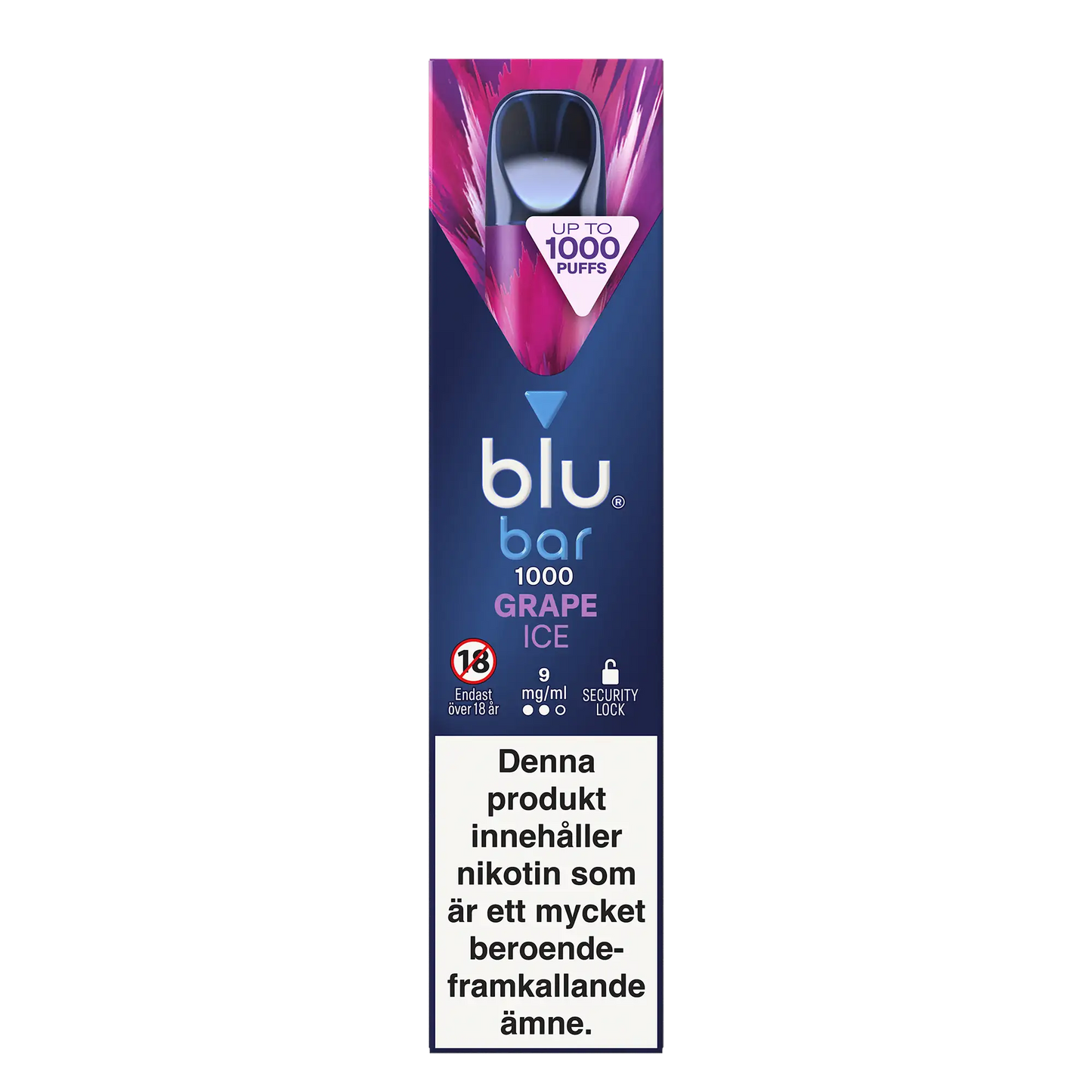 Blu Bar - Grape  Ice 9mg Vape