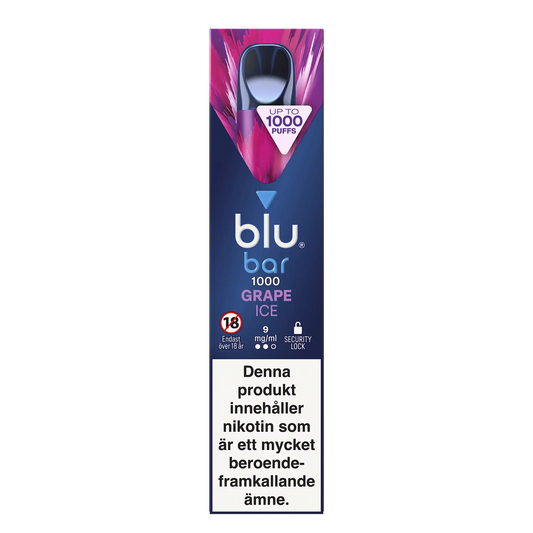 Blu Bar - Grape  Ice 9mg Vape