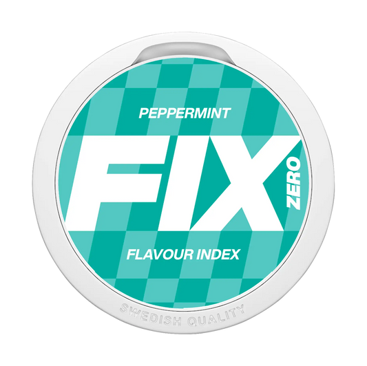 FIX Zero - Peppermint | Nikotinfritt Snus