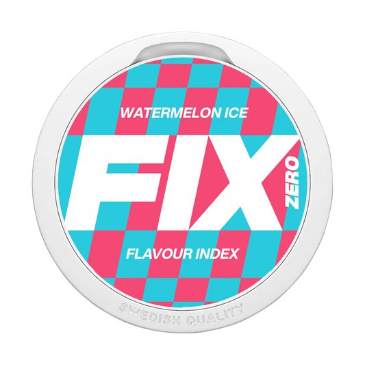 FIX Watermelon Ice Zero | Nikotinfritt Snus