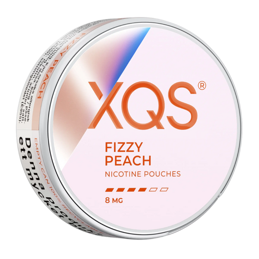 XQS Fizzy Peach 8mg S4 | Snus Nicotine Pouches | Köp online