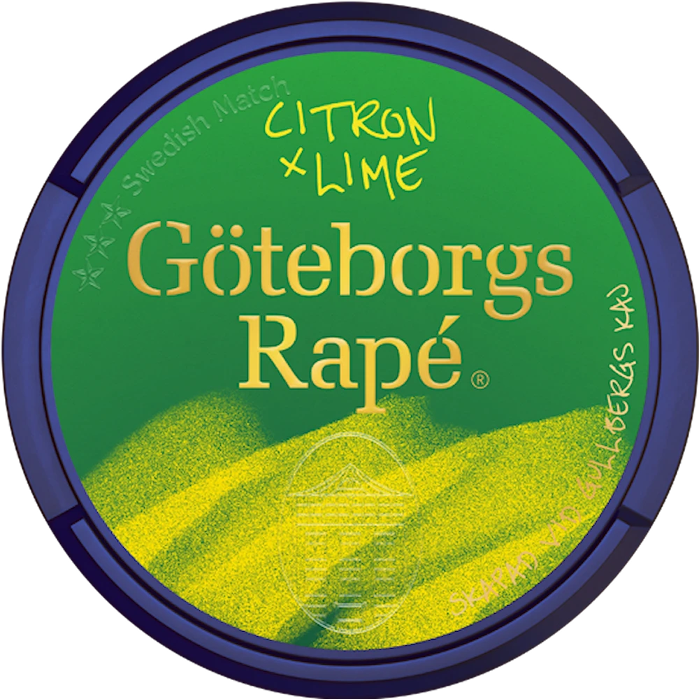 Göteborgs Rapé - Citron Lime, Vit portion S2 | 17.6 mg