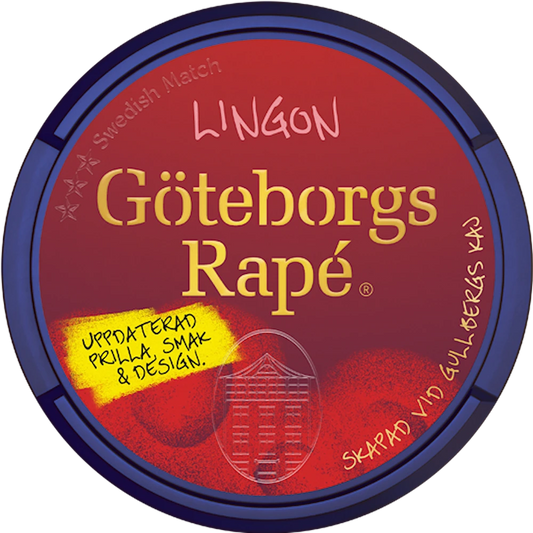 Göteborgs Rapé - Lingon, Vit portion S2 | 17.6 mg 22 prillor