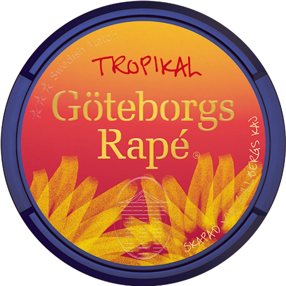 Göteborgs Rapé - Tropikal, Vit portion S2 | 17.6 g 22 prillor