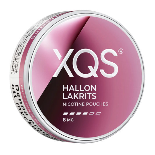 XQS Hallon Lakrits 8mg S4 | Snus Nicotine Pouches | Köp online
