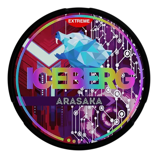 Iceberg Arasaka Extreme | Vit Snus Nicotine Pouches - 50 mg