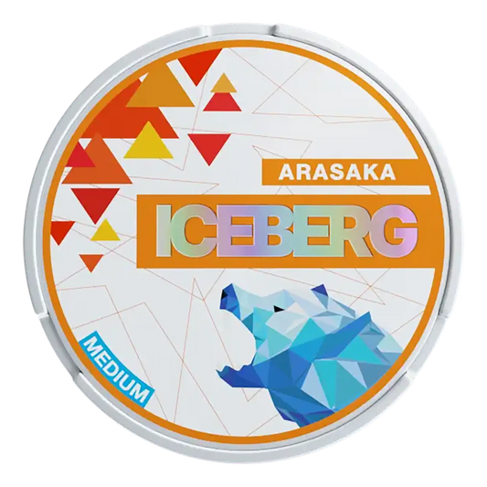 Iceberg Arasaka Medium | Vit Snus Nicotine Pouches - 20 mg