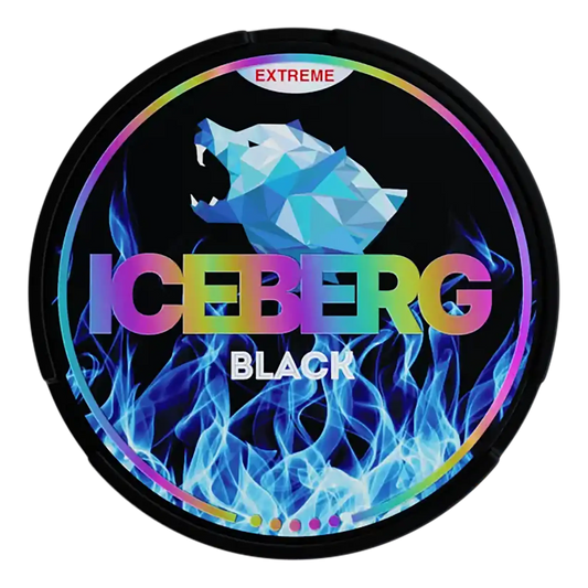 Iceberg black - Extreme | Vit Snus Nicotine Pouches - 50 mg