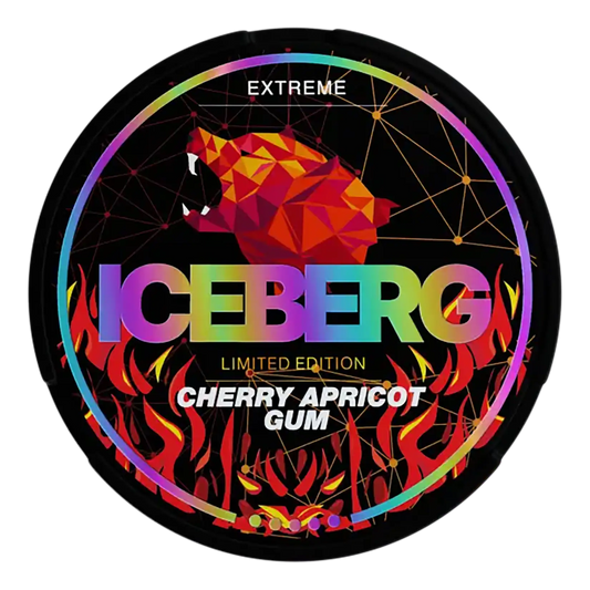 Iceberg cherry apricot gum - Extreme | Vit Snus Nicotine Pouches - 50 mg