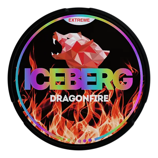 Iceberg dragonfire - Extreme | Vit Snus Nicotine Pouches - 50 mg