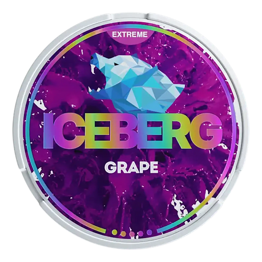 Iceberg Grape - Extreme | Vit Snus Nicotine Pouches - 50 mg