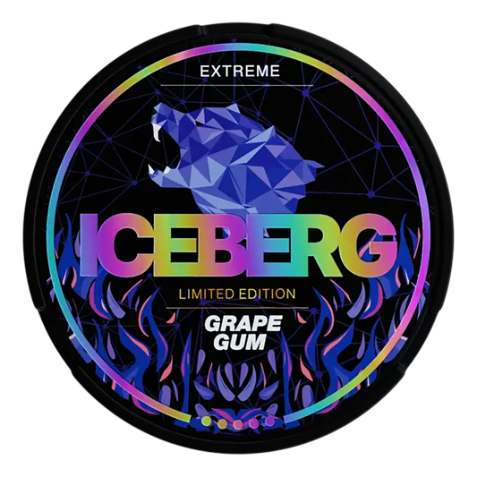 Iceberg Grape Gum - Extreme | Vit Snus Nicotine Pouches - 50 mg