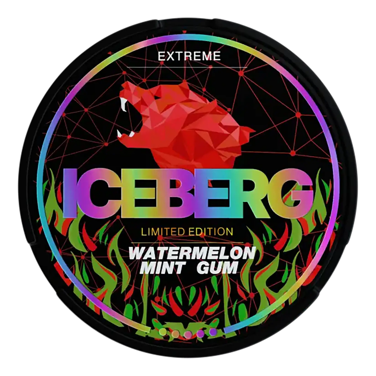 Iceberg Watermelon Mint Gum Extreme | Vit Snus Nicotine Pouches - 50 mg