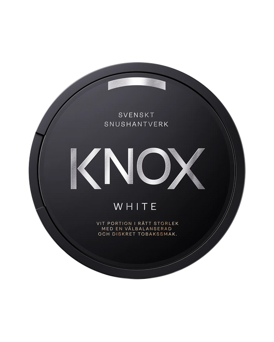Knox white - vit portion | Svensk Snushantverk