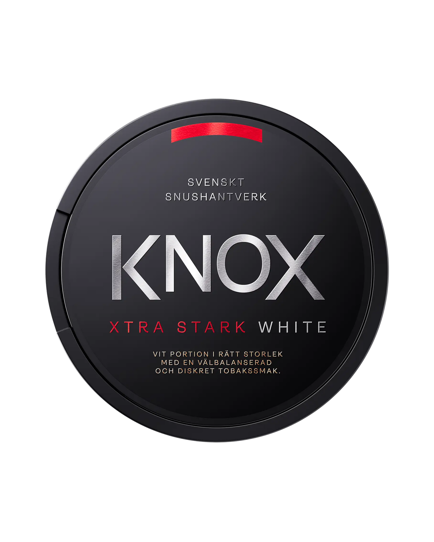 Knox Xtra stark white - vit portion | Svensk Snushantverk