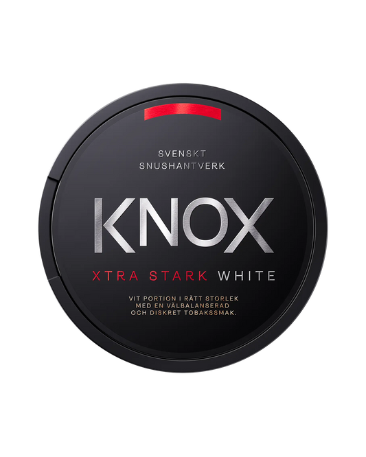 Knox Xtra stark white - vit portion | Svensk Snushantverk