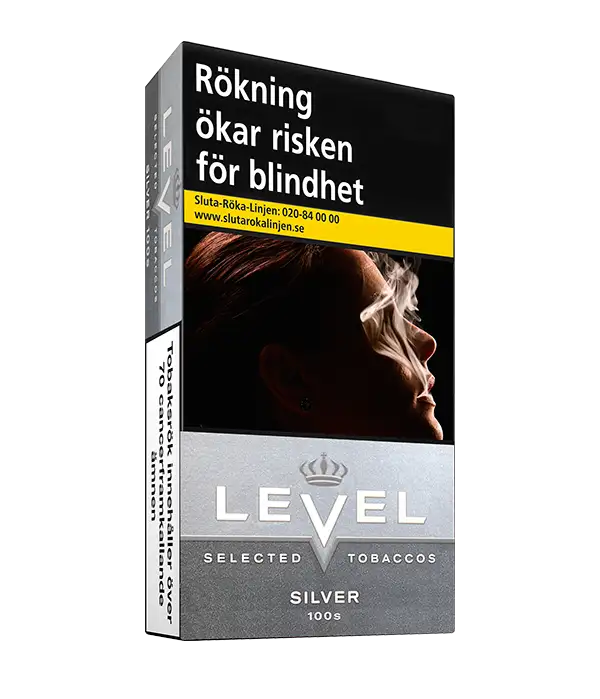Level Silver 100s | Cigaretter