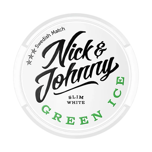 Nick & Johnny Slim White Green Ice Extra Strong | Swedish Match