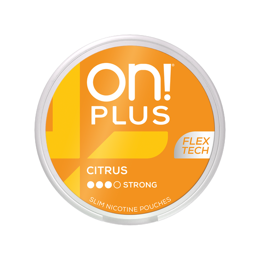 ON! Plus Citrus Strong Slim Nicotine Pouches S3