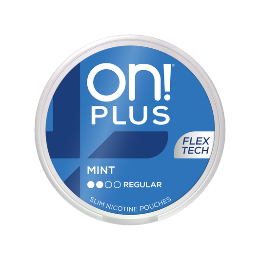 ON! Plus Mint Regular Slim Nicotine Pouches S2