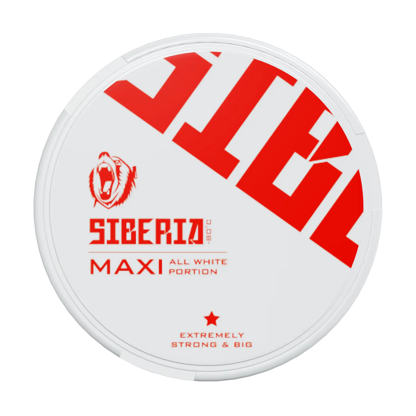 Siberia -80 MAXI All White Portion - Extremely Strong & Big | GN Tobacco