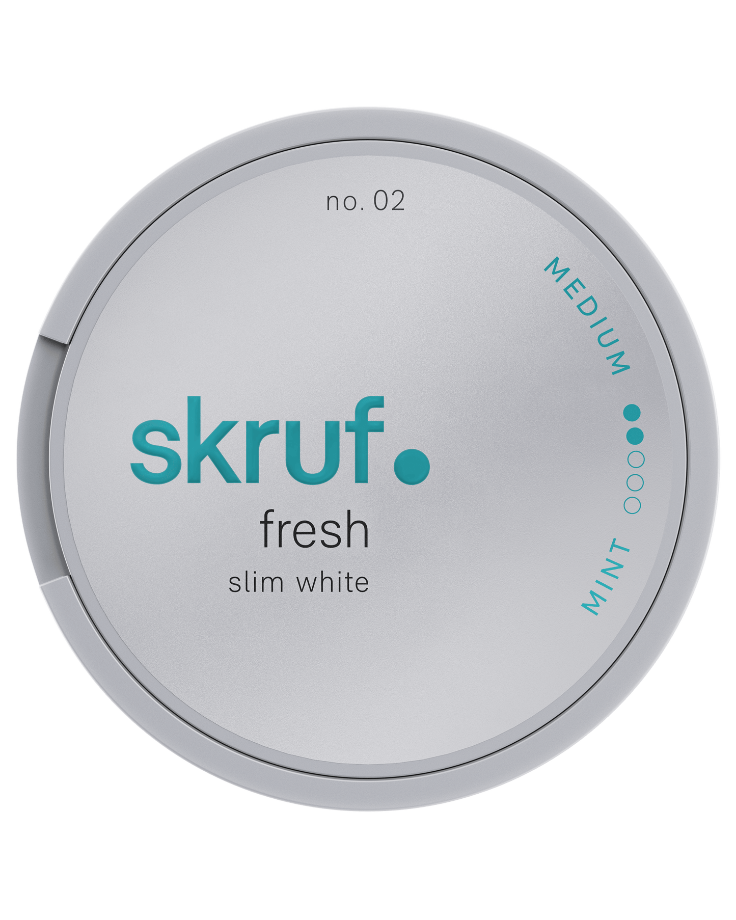 Skruf Fresh - Slim white no.02 Mint Medium S2