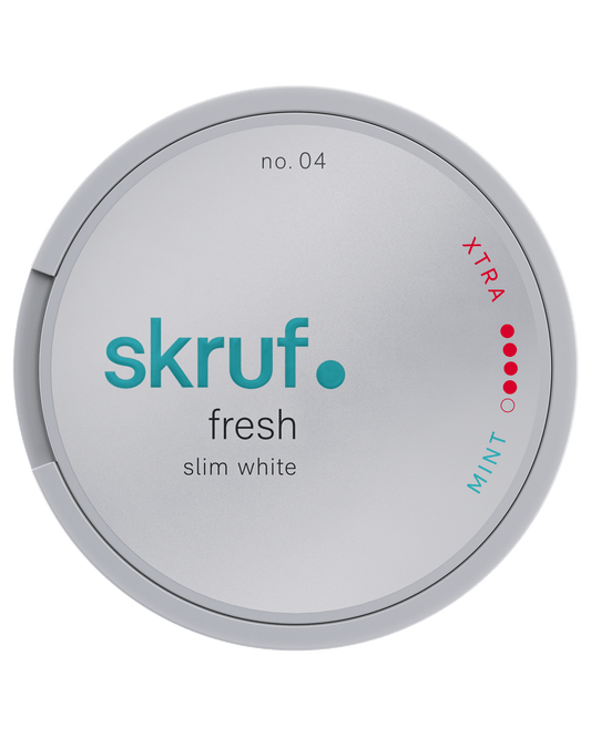 Skruf Fresh - Slim white no.04 Mint Extra Strong S4