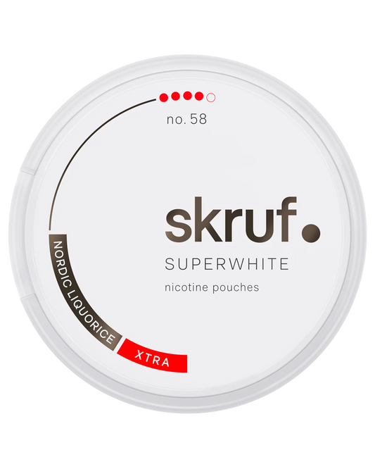 Skruf Superwhite - No58 Nordic Liquorice - Xtra S4