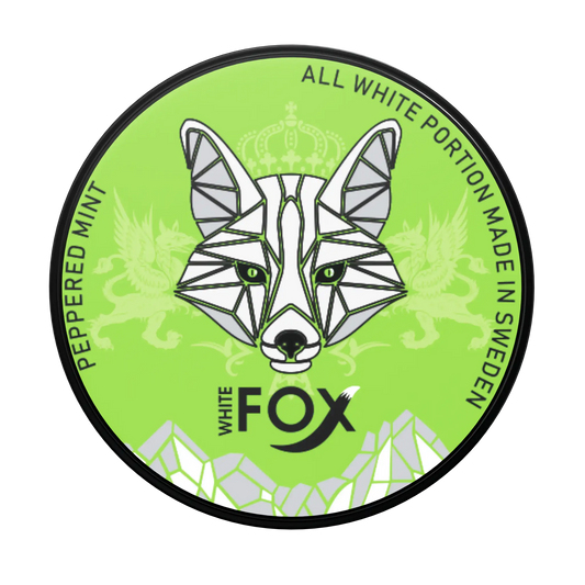White Fox - Peppered Mint - All White Portion Snus | GN Tobacco