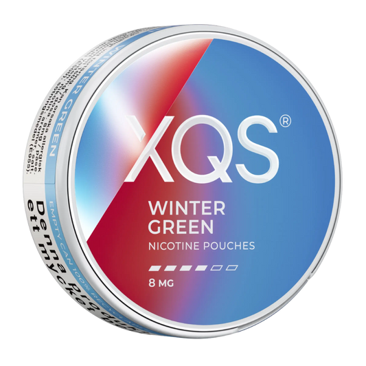 XQS Winter Green 8mg S4 | Snus Nicotine Pouches | Köp online