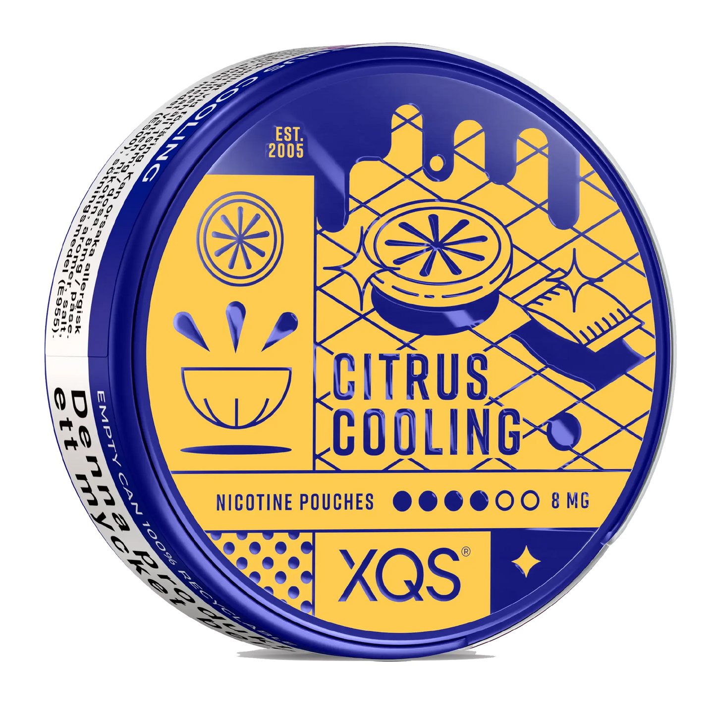 XQS Citrus Cooling 8mg S4 | Snus Nicotine Pouches | Köp online
