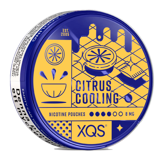 XQS Citrus Cooling 8mg S4 | Snus Nicotine Pouches | Köp online
