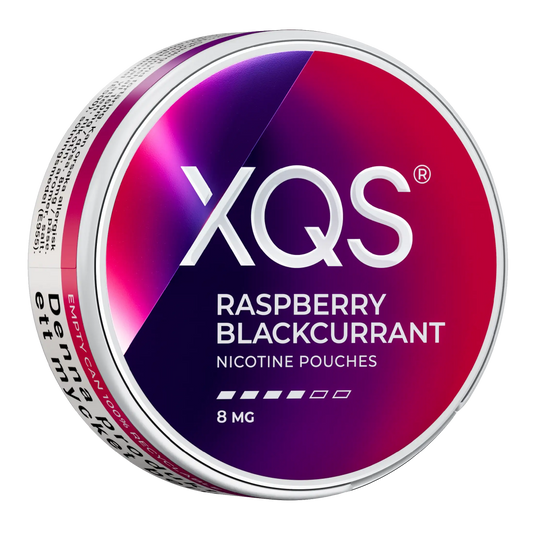 XQS Raspberry Blackcurrent 8mg S4 | Snus Nicotine Pouches | Köp online