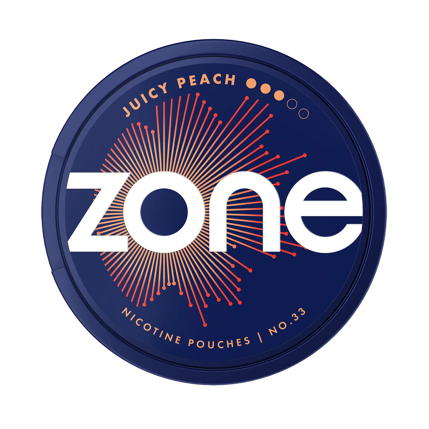 Zone No33 - Juicy Peach - Nicotine Pouches S3